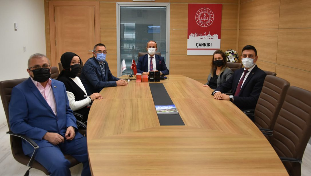 Türk PDR Derneği Çankırı Şube Yönetimi İl Milli Eğitim Müdürümüzü Ziyaret Etti