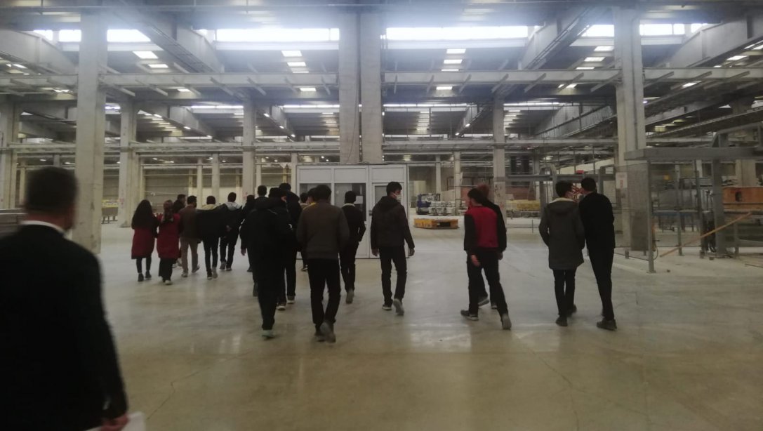 Kurşunlu Seramik Fabrikasına Teknik Gezi Düzenlendi
