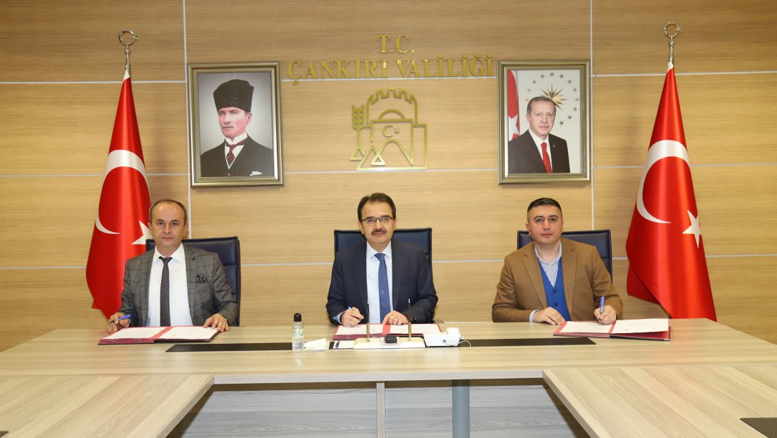 Türk Kızılayı Çankırı Şubesi ile İşbirliği Protokolü İmzalandı