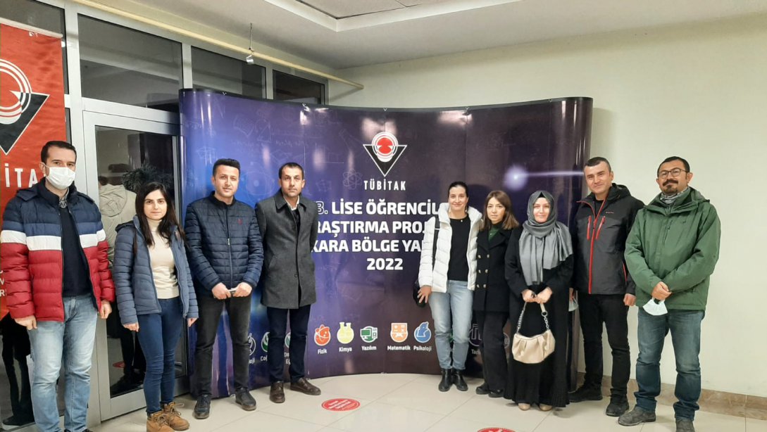 TÜBİTAK 53. Lise Öğrencileri Araştırma Projeleri Ankara Bölge Sergisi Ziyaret Edildi