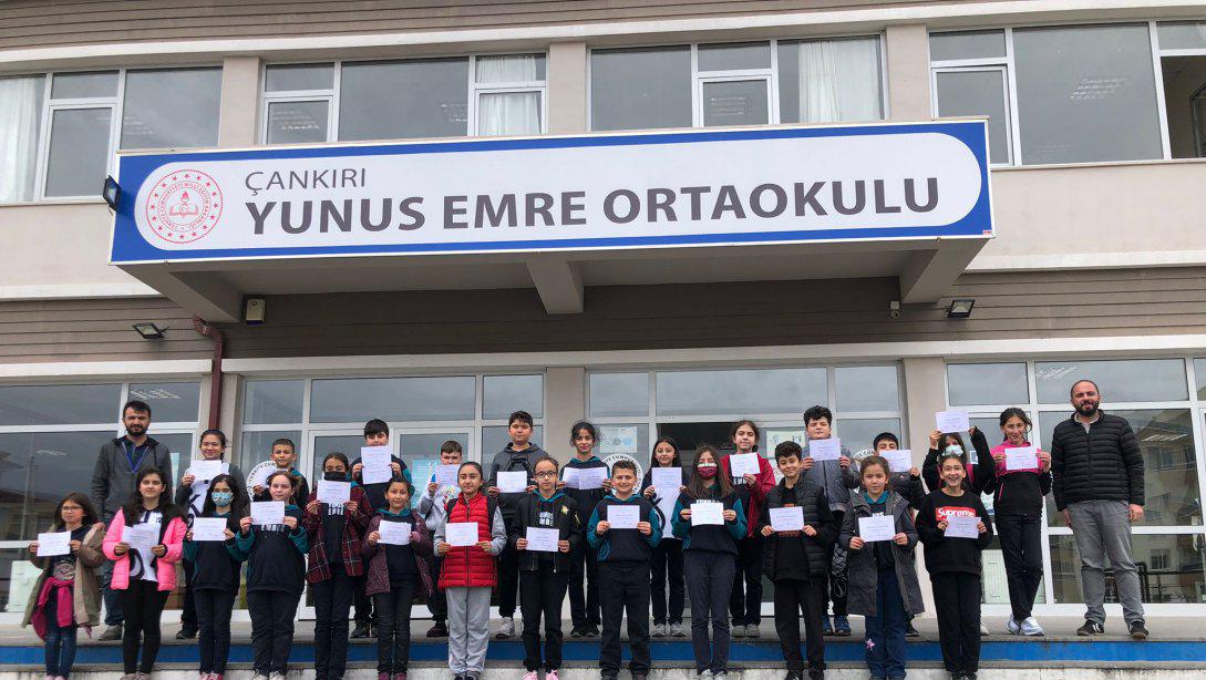 Çankırı Yunus Emre Ortaokulu Öğrencileri Kodlama Projesine Katıldı