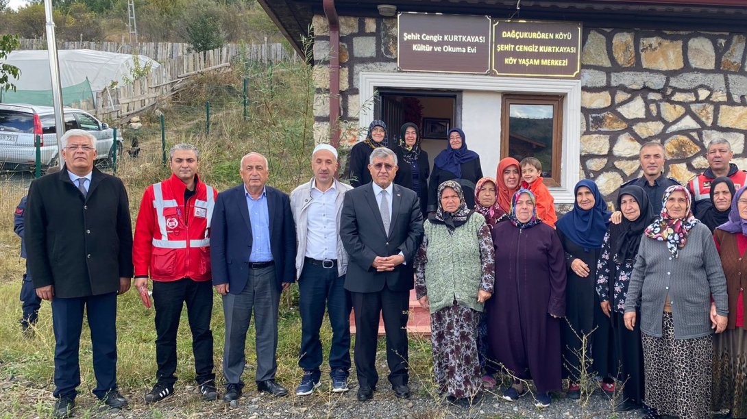 Çerkeş Dağçukurören Köyü Şehit Cengiz KURTKAYASI Köy Yaşam Merkezi Ziyaret Edildi