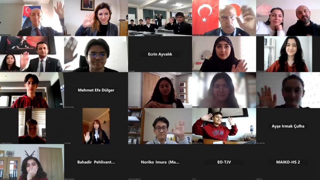 Japonya ve Türkiye'de Kültürlerin Tanıtımı ve Afet Eğitimi Programı Düzenlendi