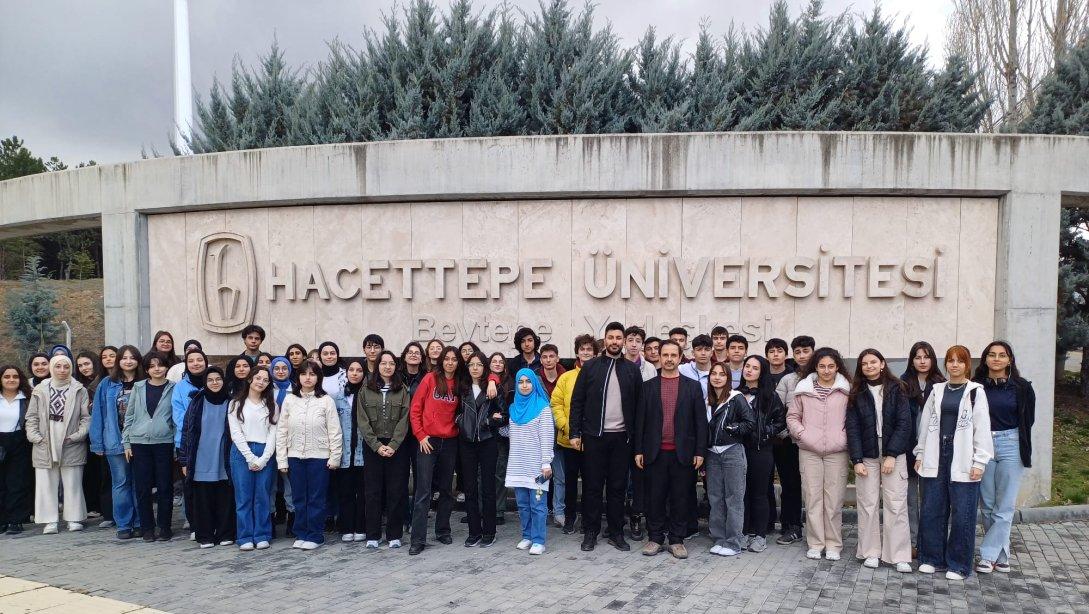 15 Temmuz Şehitler Anadolu Lisesi Öğrencileri Bilkent ve Hacettepe Üniversitesi'nde 