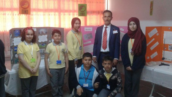 Atatürk Ortaokulu TÜBİTAK Sergisi Açıldı