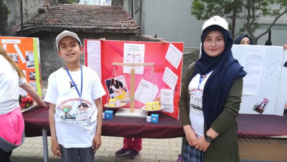 Şabanözü Şehit Serhat Önder İmam Hatip Ortaokulu TÜBİTAK Sergisi Açıldı