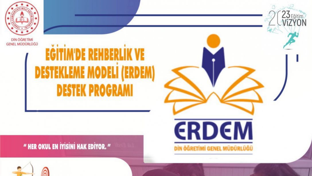 ERDEM Destek 2021 Programı'nda İki Okulumuz Destek Almaya Hak Kazandı