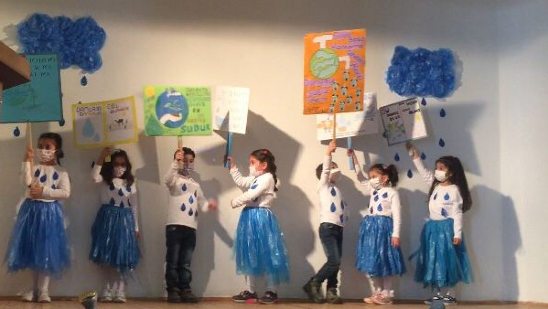 Atkaracalar'da Anasınıfı Öğrencileri Dünya Su Günü Konulu Etkinlik Düzenledi