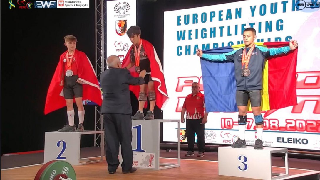 Öğrencimiz Halterde Avrupa Şampiyonluğu Elde Etti