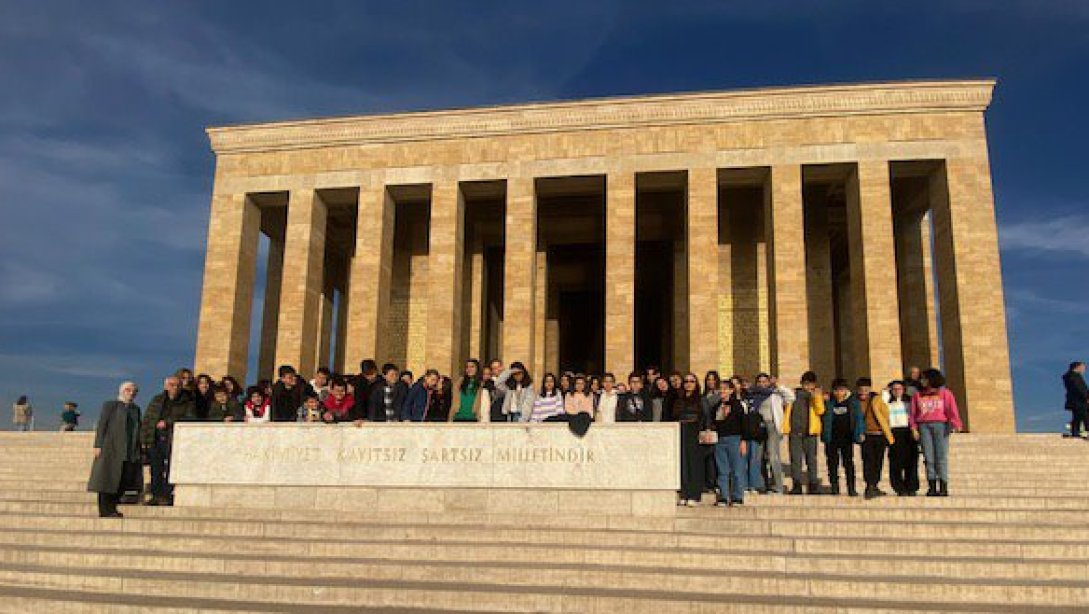 İsmet İnönü Ortaokulu Öğrencileri Ankara'ya Okul Gezisi Düzenledi